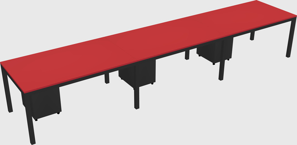 Rectangular desk