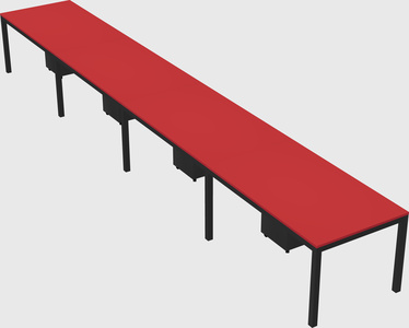Rectangular desk