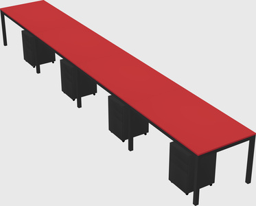 Rectangular desk