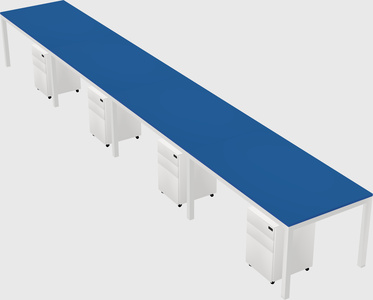 Rectangular desk