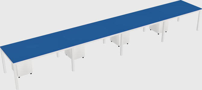 Rectangular desk
