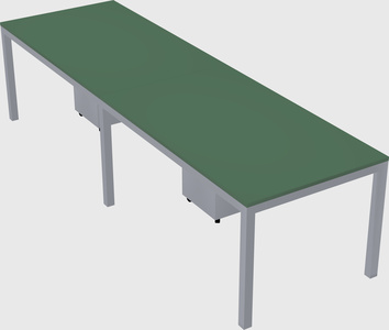 Rectangular desk