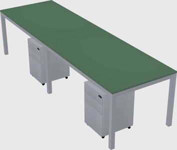 Rectangular desk