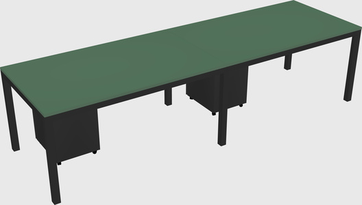 Rectangular desk