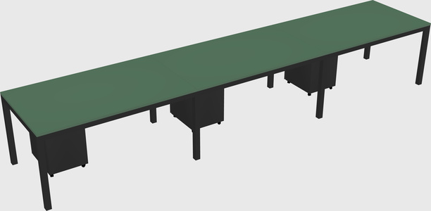 Rectangular desk
