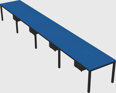 Rectangular desk