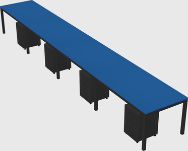 Rectangular desk