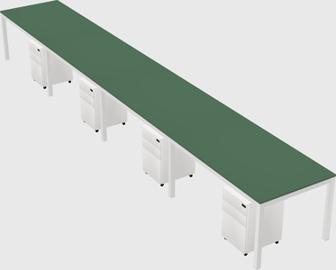 Rectangular desk