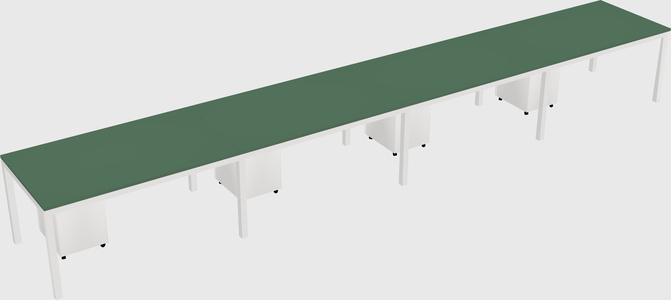 Rectangular desk