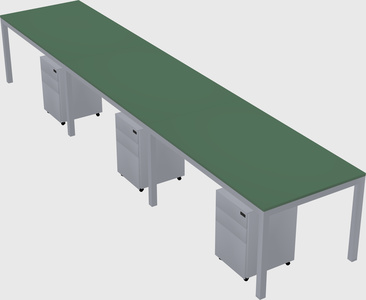 Rectangular desk