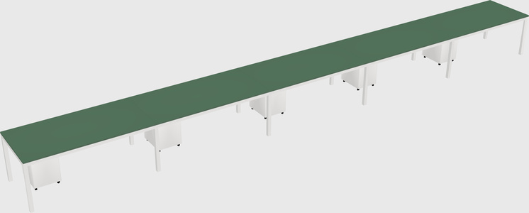 Rectangular desk