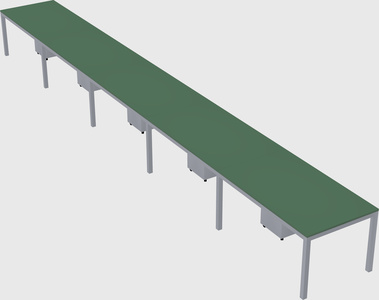 Rectangular desk