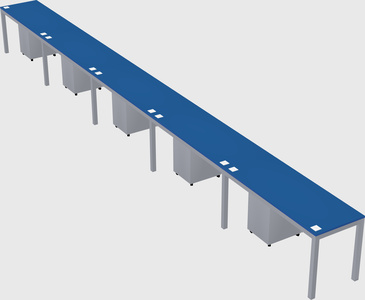Rectangular desk
