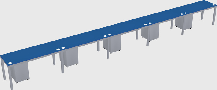 Rectangular desk