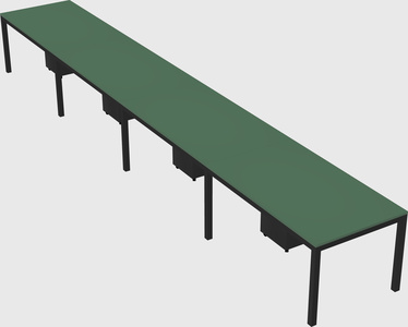 Rectangular desk