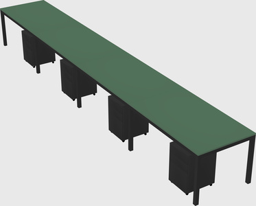 Rectangular desk