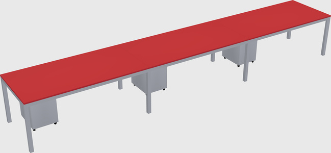 Rectangular desk