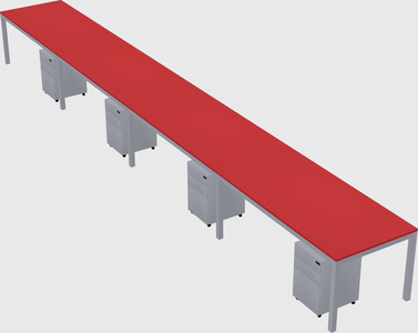 Rectangular desk
