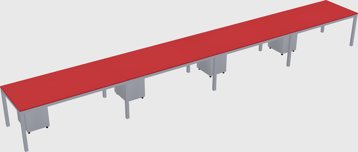 Rectangular desk