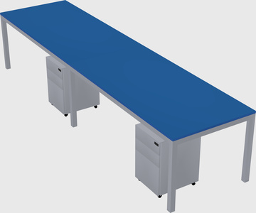 Rectangular desk