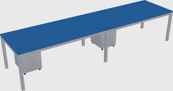 Rectangular desk