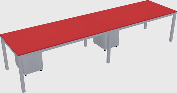 Rectangular desk