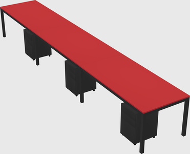 Rectangular desk