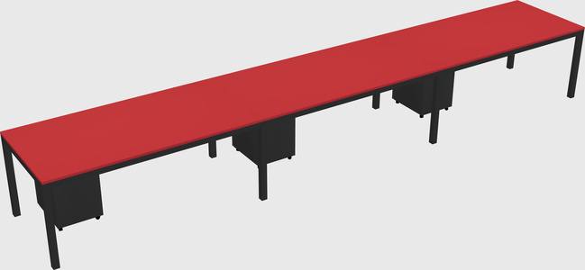 Rectangular desk