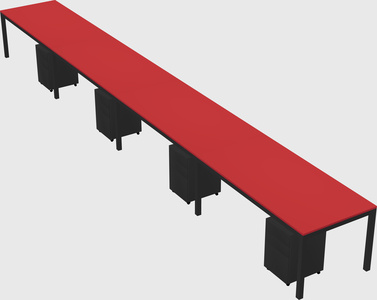 Rectangular desk