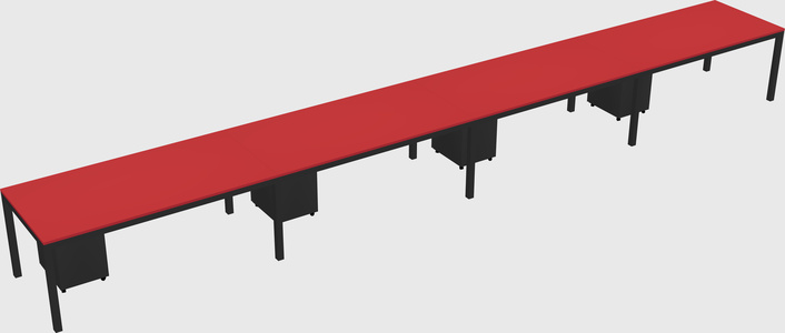 Rectangular desk