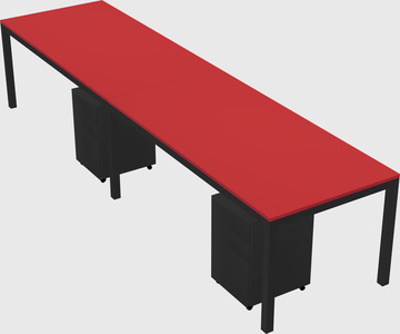 Rectangular desk