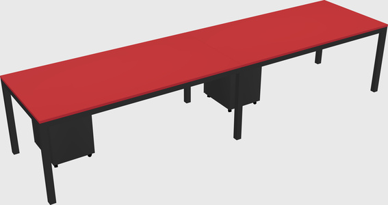 Rectangular desk