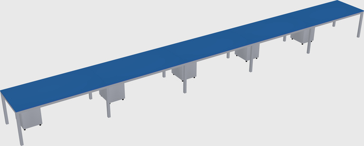 Rectangular desk