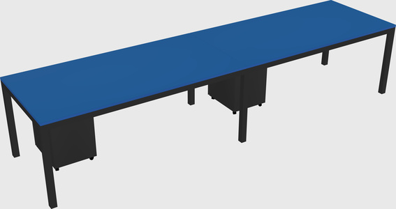 Rectangular desk