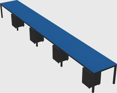 Rectangular desk