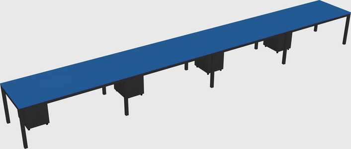 Rectangular desk