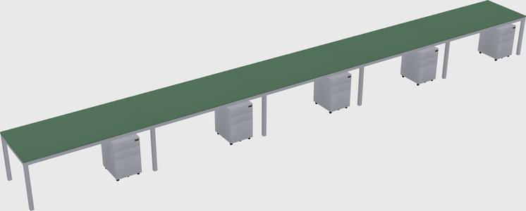 Rectangular desk