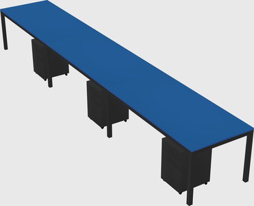 Rectangular desk