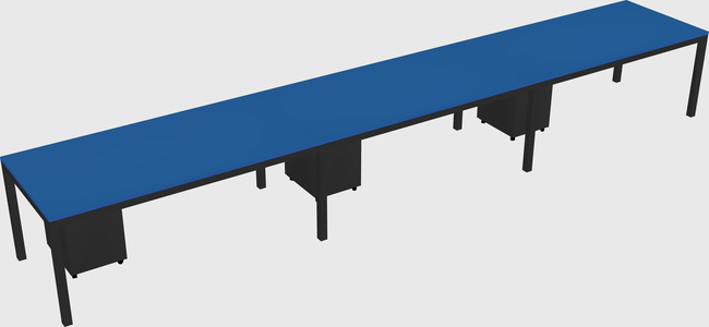 Rectangular desk
