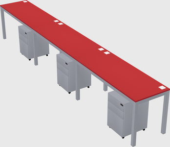 Rectangular desk