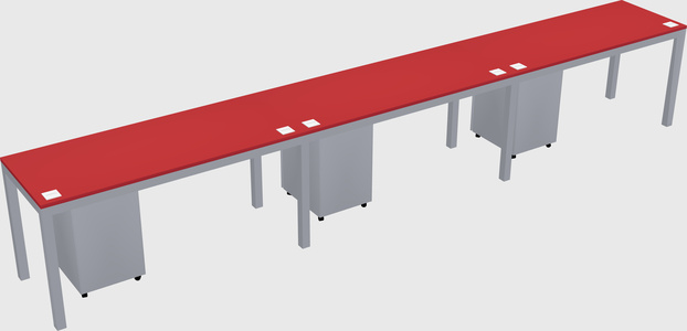 Rectangular desk