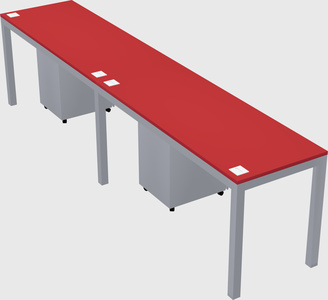 Rectangular desk