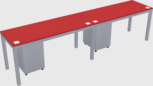 Rectangular desk