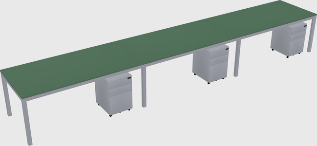 Rectangular desk