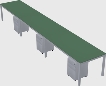 Rectangular desk