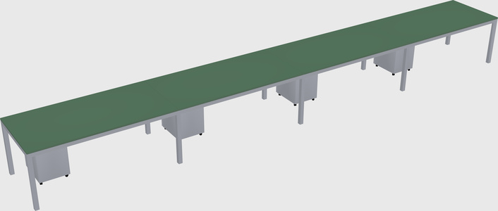 Rectangular desk