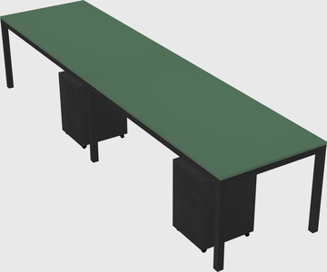 Rectangular desk