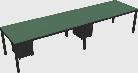 Rectangular desk
