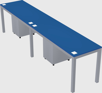 Rectangular desk