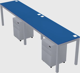 Rectangular desk